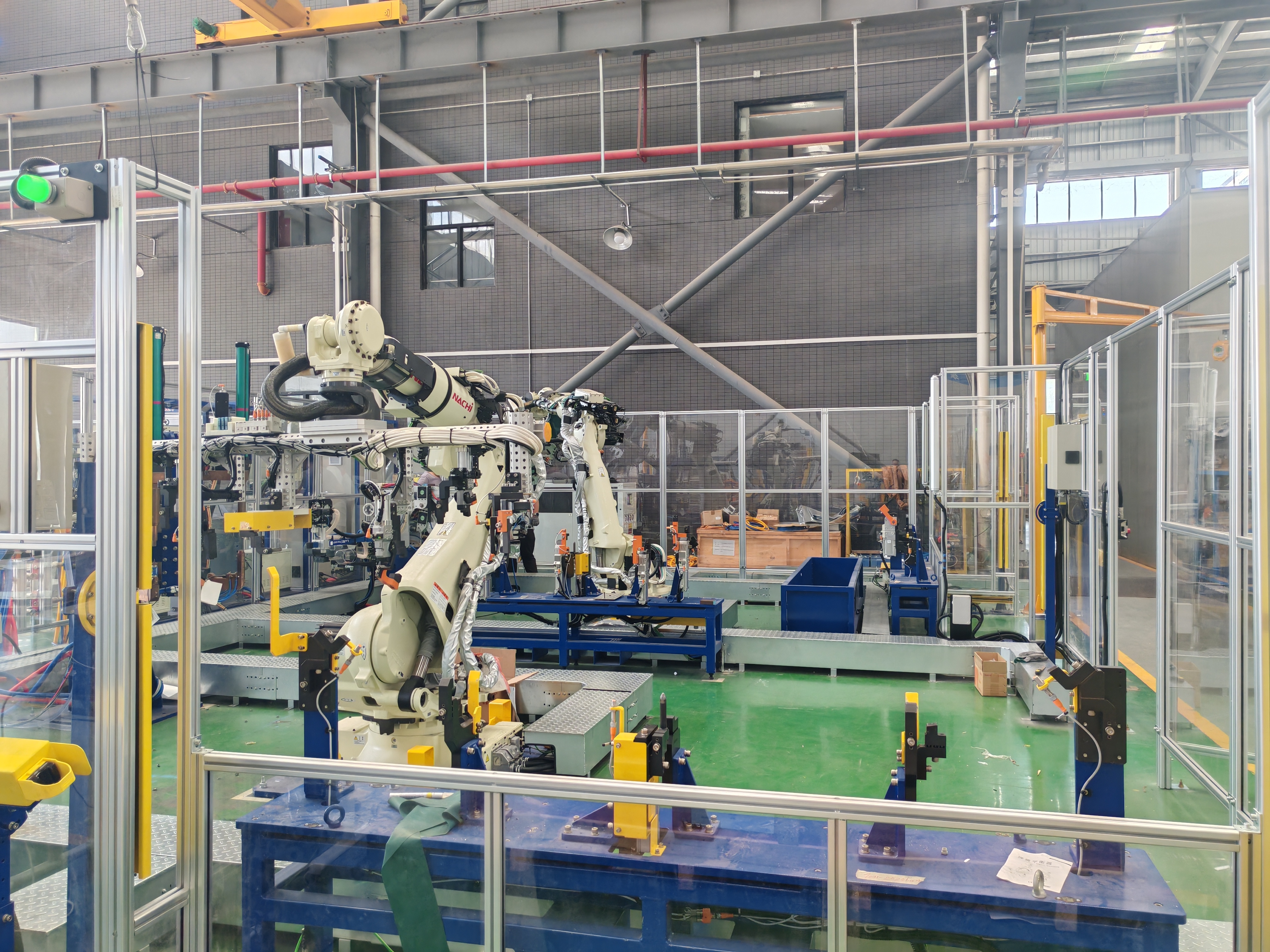 Robotic MIG welding system for metal components